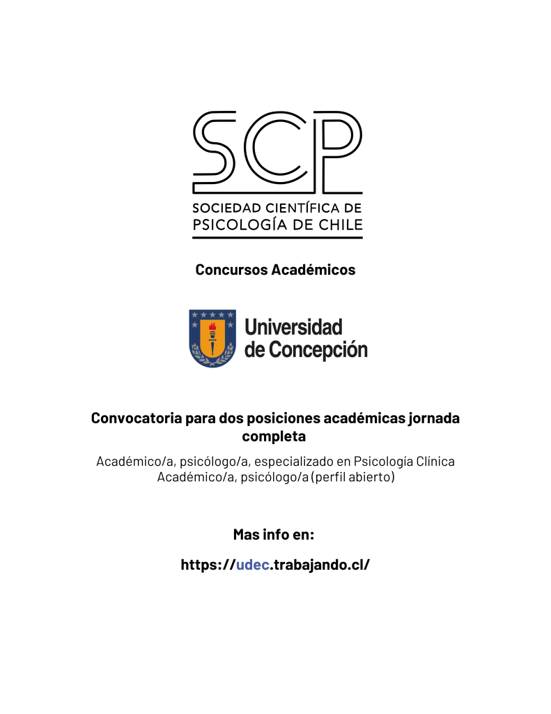 Convocatoria Psicología UdeC